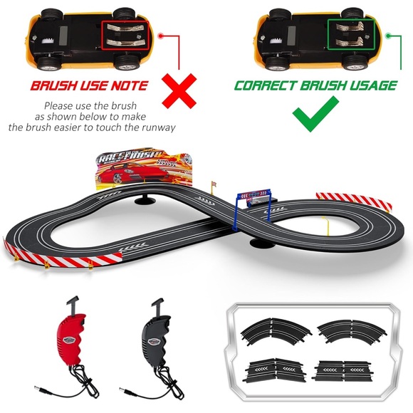 Electric Rail Car Race Track Set NIB - Picture 5 of 8